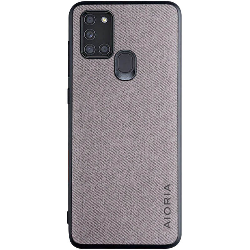 

Чехол AIORIA Textile PC+TPU для Samsung Galaxy A21s Серый (147032)