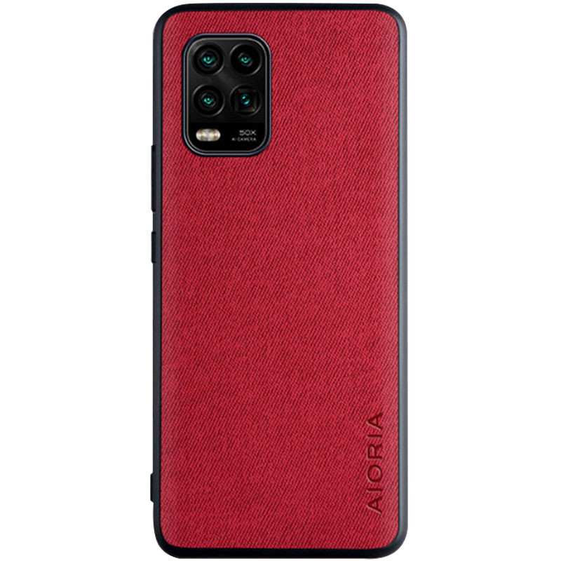 

Чохол AIORIA Textile PC+TPU для Xiaomi Mi 10 Lite (Червоний)