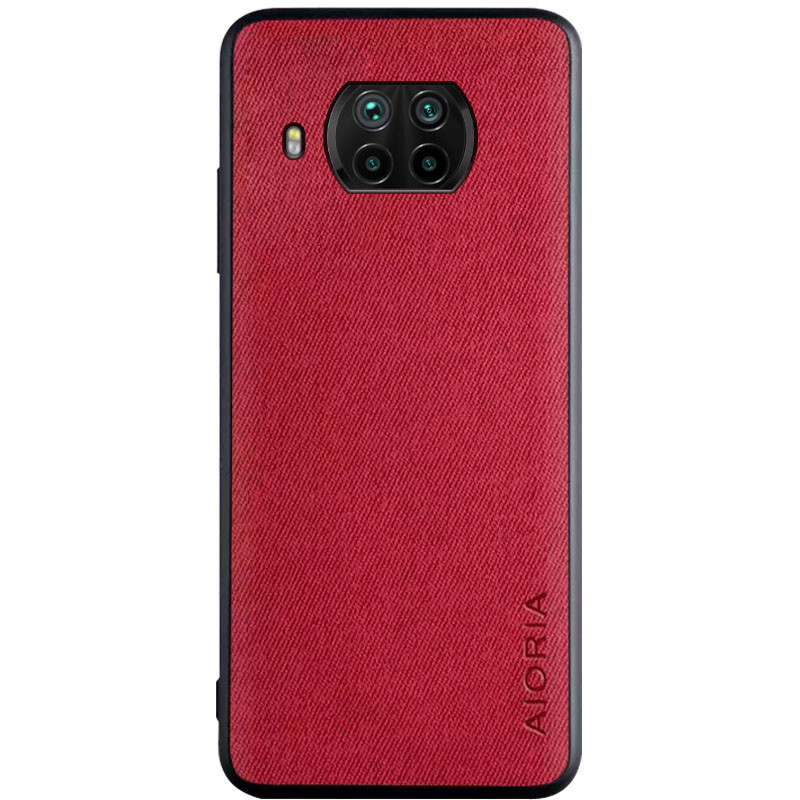 

Чохол AIORIA Textile PC+TPU для Xiaomi Redmi Note 9 Pro 5G (Червоний)