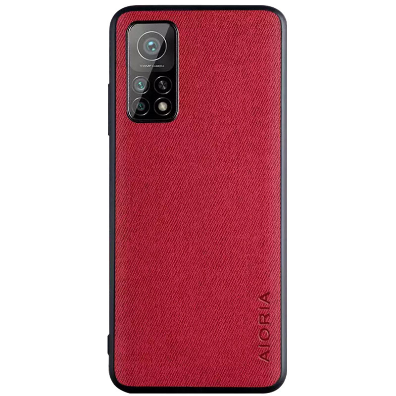 

Чехол AIORIA Textile PC+TPU для Xiaomi Mi 10T Pro Красный (157147)