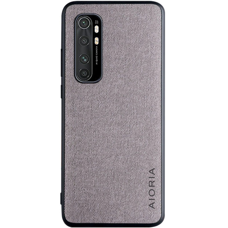 

Чехол AIORIA Textile PC+TPU для Xiaomi Mi Note 10 Lite Серый (147012)