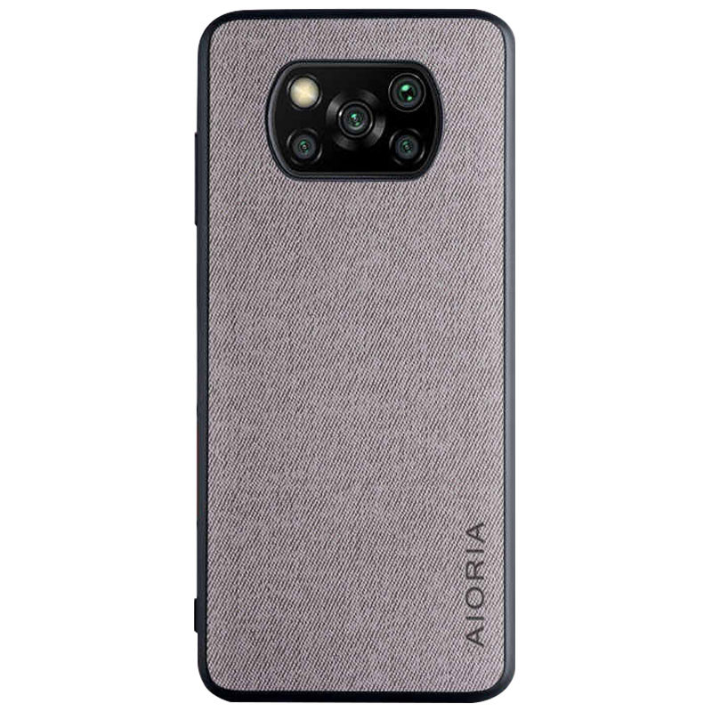 

Чехол AIORIA Textile PC+TPU для Xiaomi Poco X3 NFC Серый (151053)