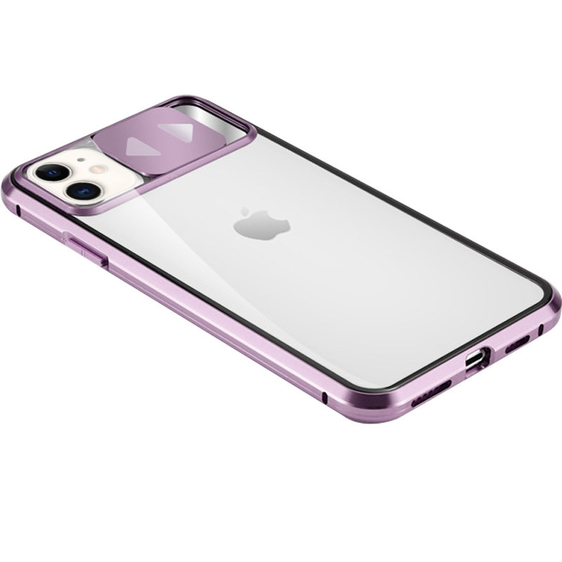 

Чехол Camshield 360 Metall+Glass со шторкой для камеры для Apple iPhone 11 (6.1") Сиреневый (146914)