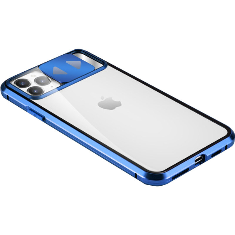 

Чехол Camshield 360 Metall+Glass со шторкой для камеры для Apple iPhone 11 Pro (5.8") Синий (146927)