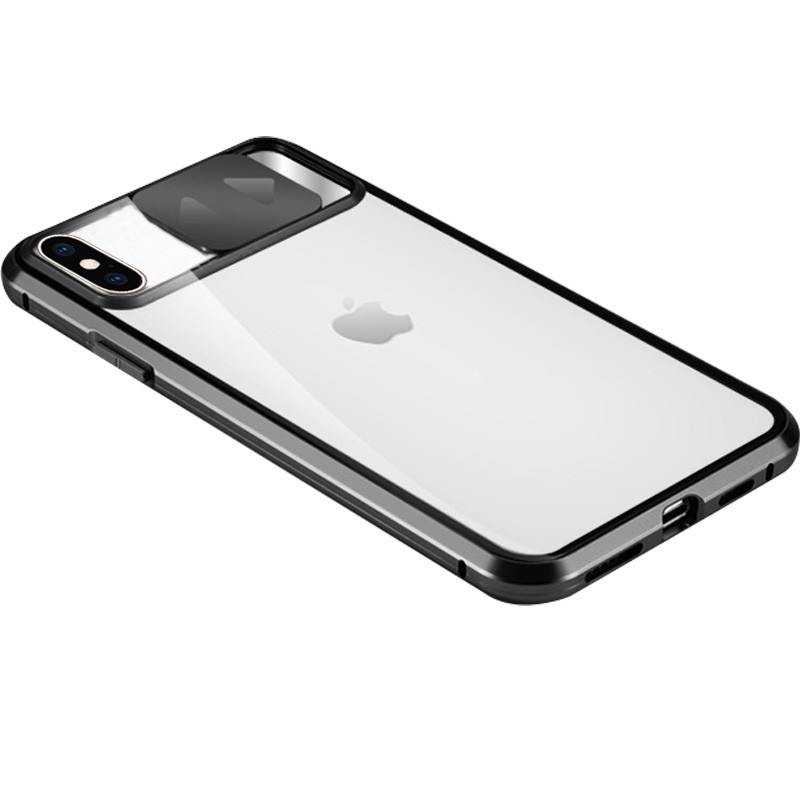 

Чехол Camshield 360 Metall+Glass со шторкой для камеры для Apple iPhone X / XS (5.8") Черный (146936)