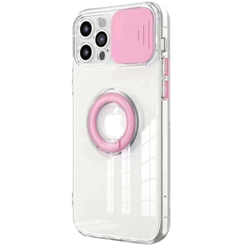 

Чохол Camshield ColorRing TPU зі шторкою для Apple iPhone 11 Pro (5.8") (Рожевий)