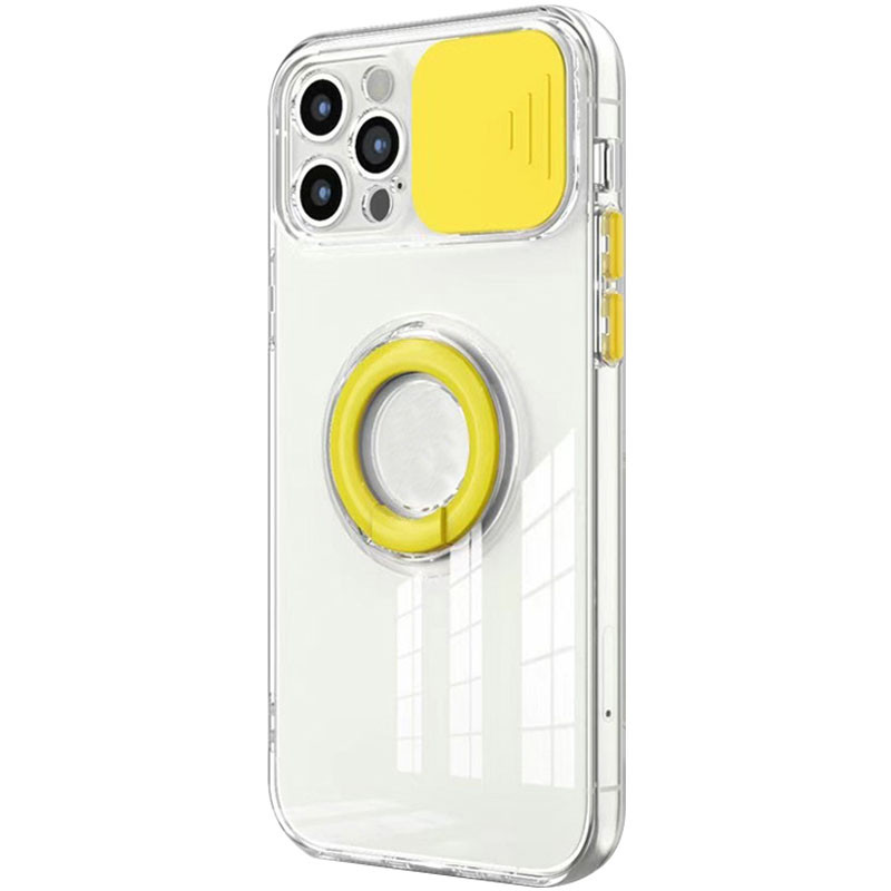 

Чохол Camshield ColorRing TPU зі шторкою для Apple iPhone 11 Pro (5.8") (Жовтий)