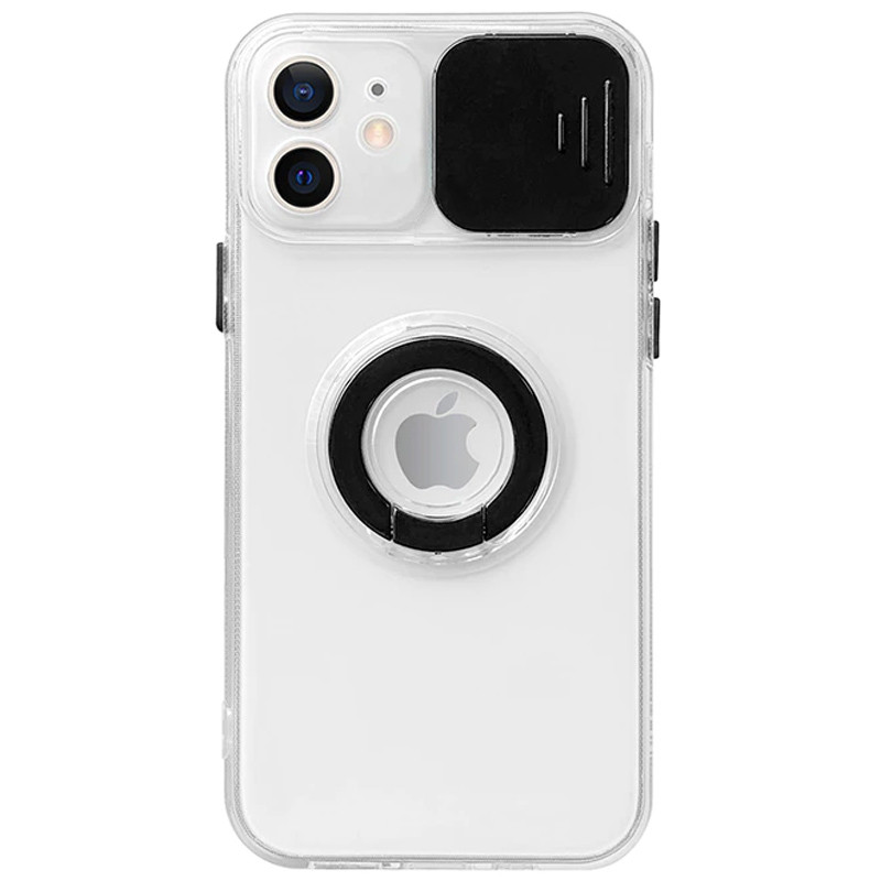 

Чохол Camshield ColorRing TPU зі шторкою для Apple iPhone 12 mini (Чорний)