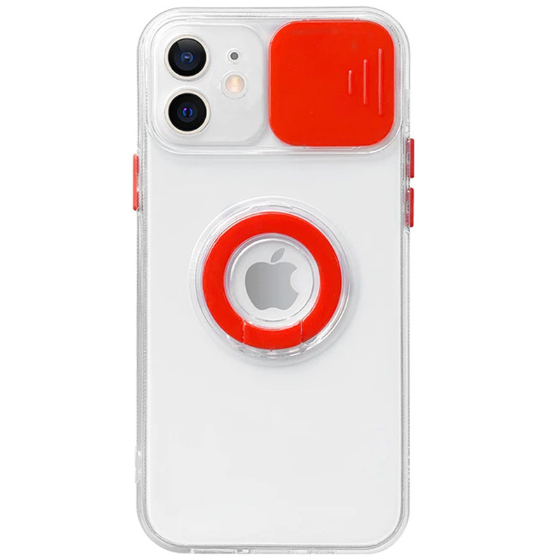 

Чохол Camshield ColorRing TPU зі шторкою для Apple iPhone 12 mini (Червоний)