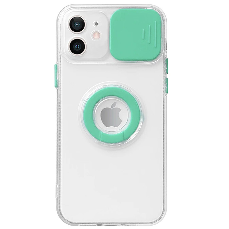 

Чохол Camshield ColorRing TPU зі шторкою для Apple iPhone 12 mini (М'ятний)