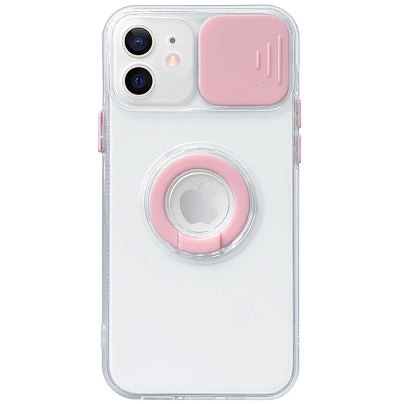 

Чохол Camshield ColorRing TPU зі шторкою для Apple iPhone 12 mini (Рожевий)