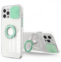 Чехол Camshield ColorRing TPU со шторкой для камеры для Apple iPhone 12 Pro Max (6.7")