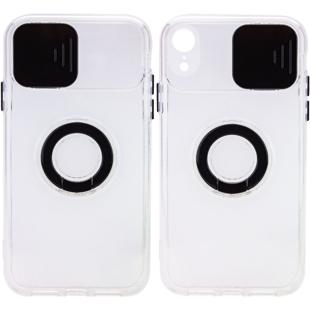 

Чехол Camshield ColorRing TPU со шторкой для камеры для Apple iPhone XR (6.1") Черный (182620)