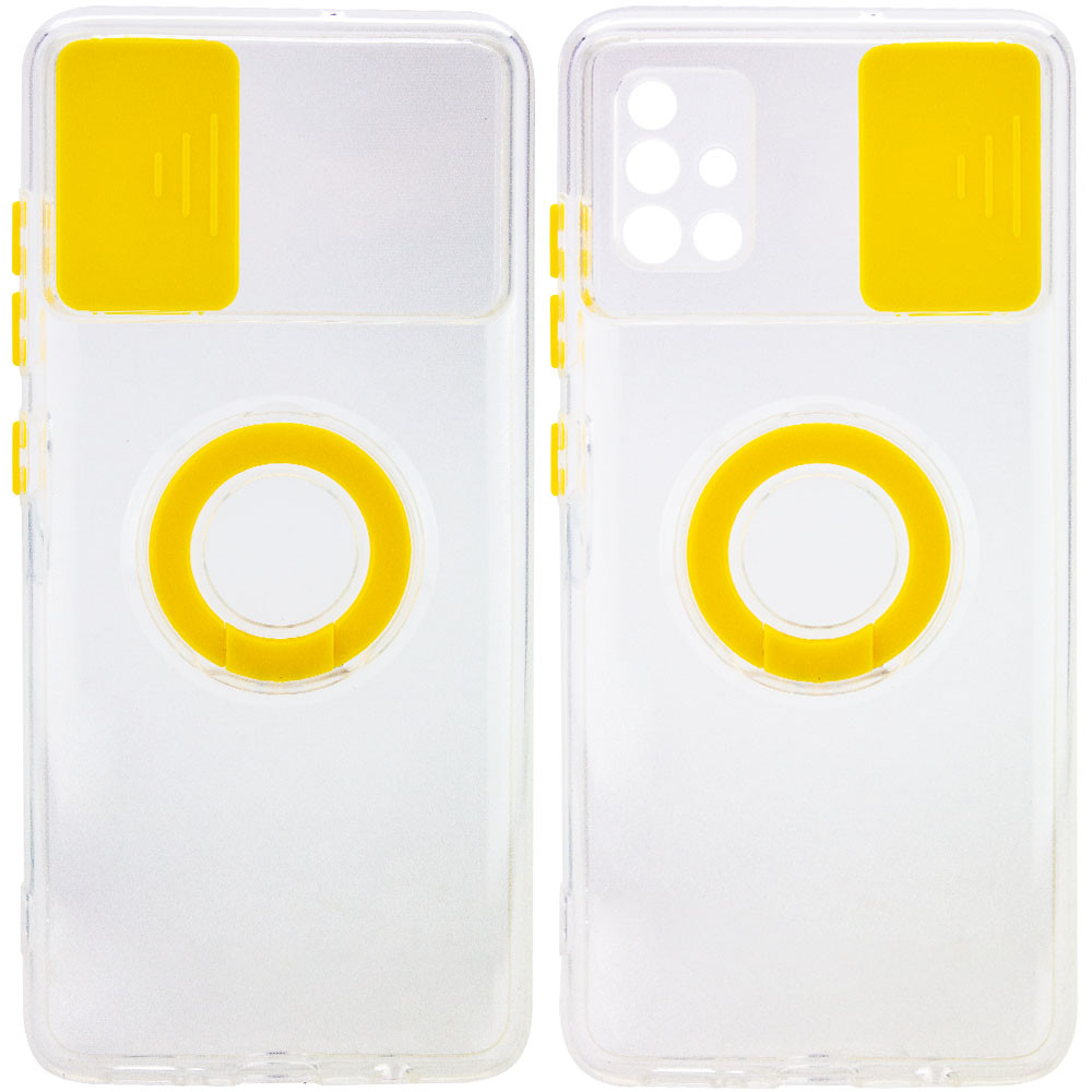 

Чохол Camshield ColorRing TPU зі шторкою для Samsung Galaxy A51 (Жовтий)