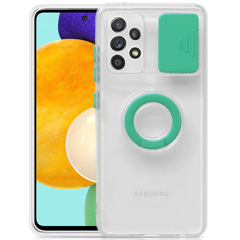 

Чехол Camshield ColorRing TPU со шторкой для камеры для Samsung Galaxy A52 4G / A52 5G Мятный (182753)