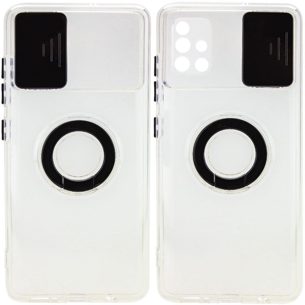 

Чохол Camshield ColorRing TPU зі шторкою для Samsung Galaxy A71 (Чорний)