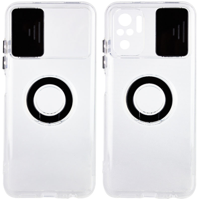 

Чехол Camshield ColorRing TPU со шторкой для камеры для Xiaomi Redmi Note 10 / Note 10s Черный (182797)