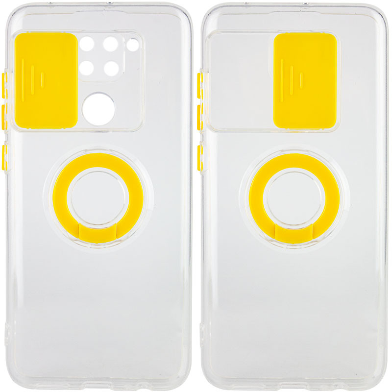 

Чохол Camshield ColorRing TPU зі шторкою для Xiaomi Redmi 10X (Жовтий)