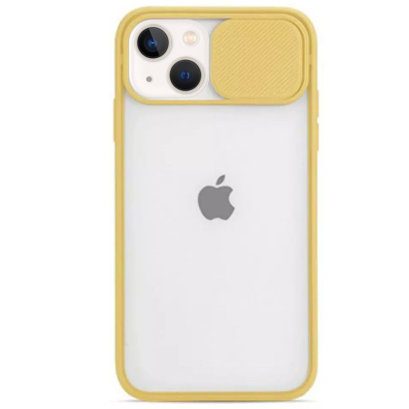 

Чохол Camshield mate TPU зі шторкою для камери для Apple iPhone 13 (6.1") (Жовтий)