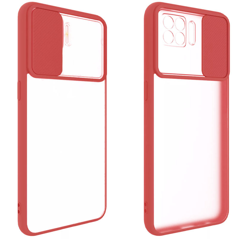 

Чохол Camshield mate TPU зі шторкою для камери для Oppo A15s / A15 (Червоний)