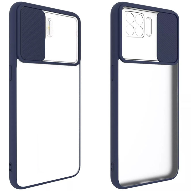 

Чохол Camshield mate TPU зі шторкою для камери для Oppo A15s / A15 (Синій)