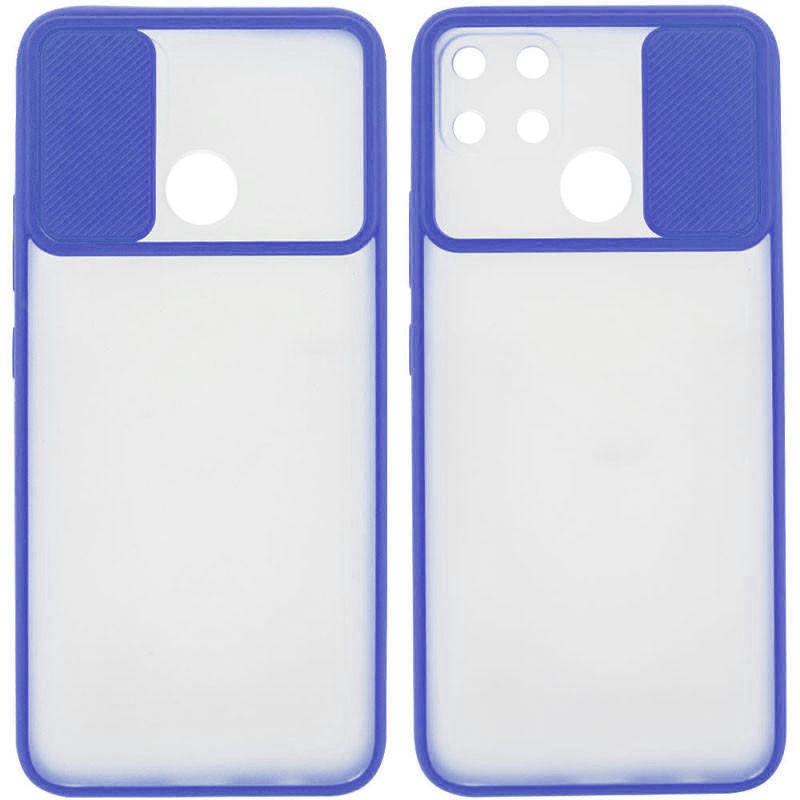

Чехол Camshield mate TPU со шторкой для камеры для Oppo A15s / A15 Синий (179847)
