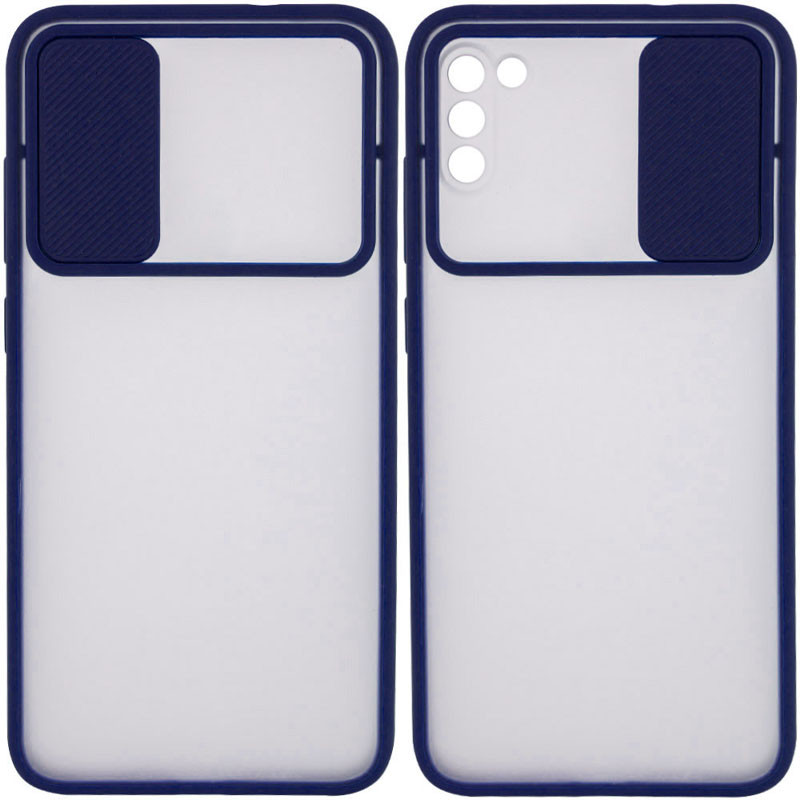 

Чохол Camshield mate TPU зі шторкою для камери для Samsung Galaxy A03s (Синій)