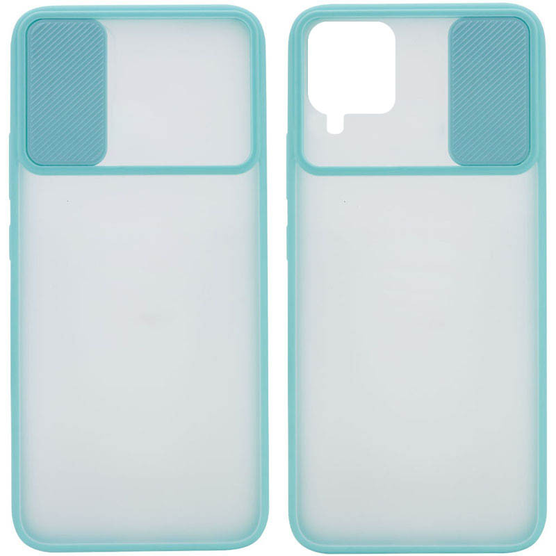 

Чохол Camshield mate TPU зі шторкою для камери для Samsung Galaxy A12 (Бірюзовий)