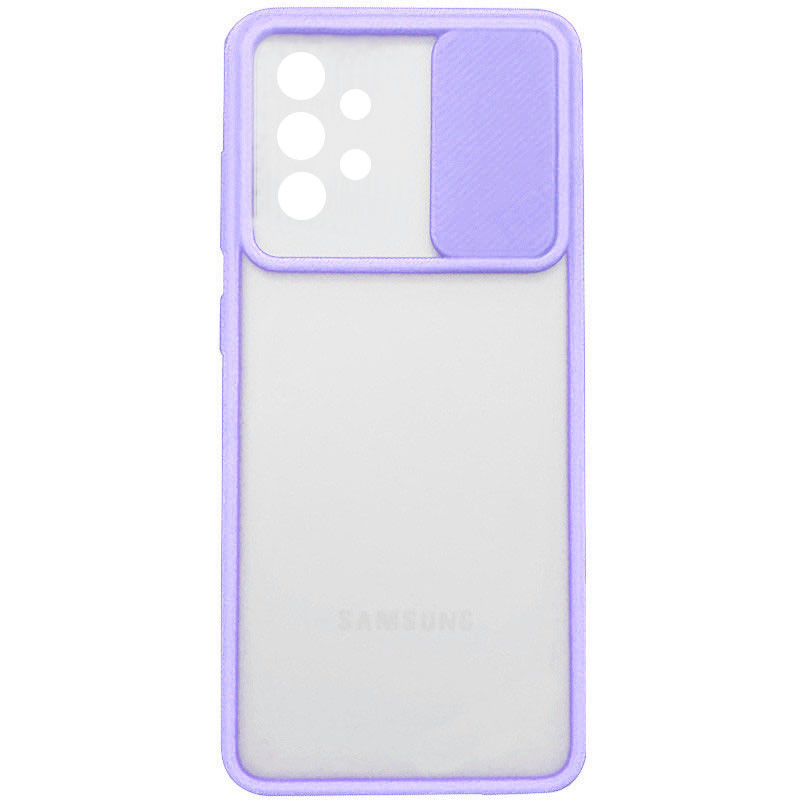 

Чехол Camshield mate TPU со шторкой для камеры для Samsung Galaxy A52 4G / A52 5G / A52s Сиреневый (200616)