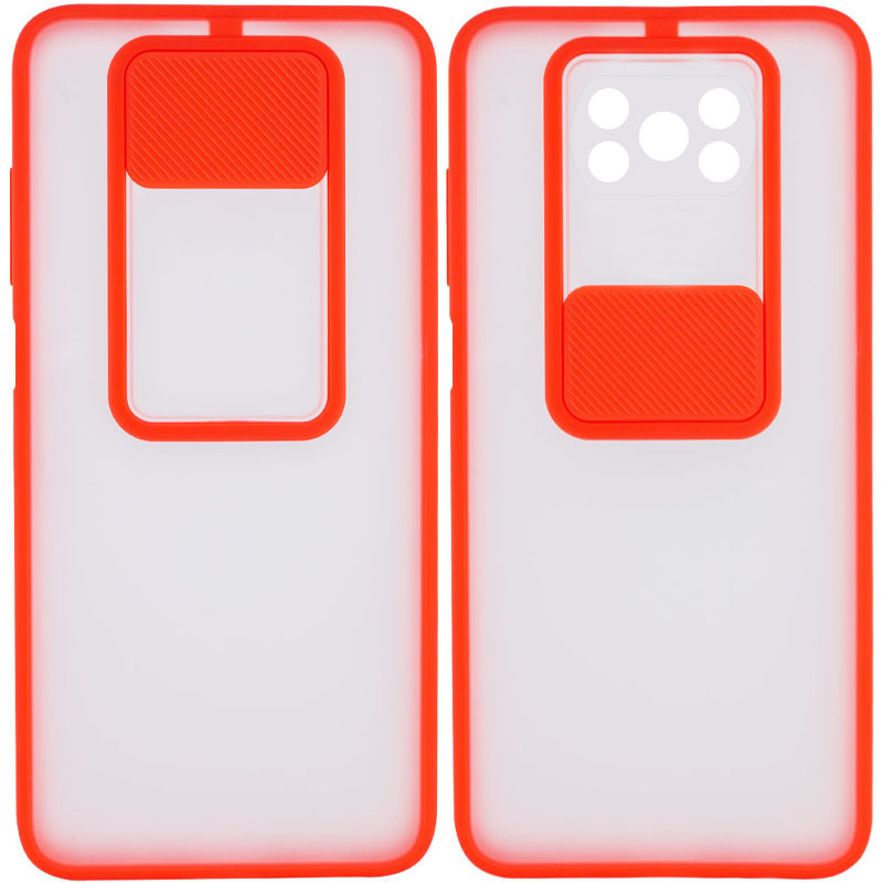 

Чохол Camshield mate TPU зі шторкою для камери для Xiaomi Poco X3 Pro (Червоний)