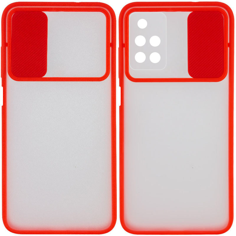 

Чохол Camshield mate TPU зі шторкою для камери для Xiaomi Redmi 10 (Червоний)