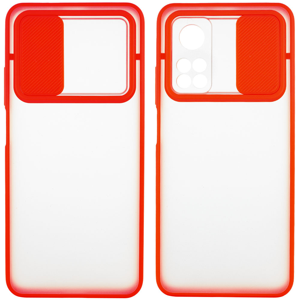 

Чохол Camshield mate TPU зі шторкою для камери для Xiaomi Redmi Note 11S (Червоний)
