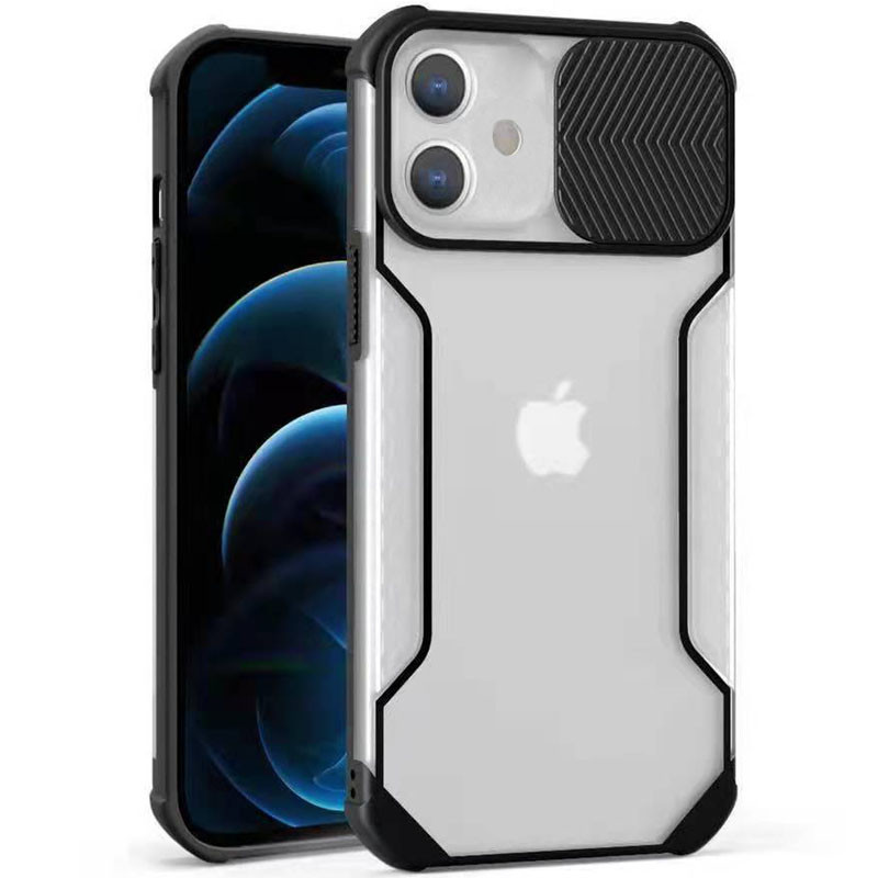 

Чехол Camshield matte Ease TPU со шторкой для Apple iPhone 12 (6.1") Черный (195485)