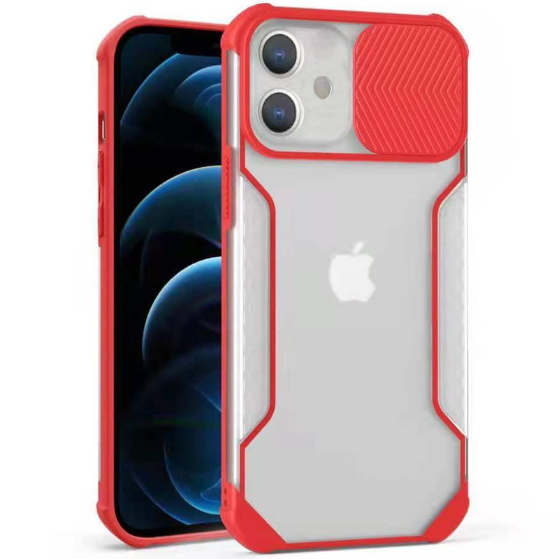 

Чехол Camshield matte Ease TPU со шторкой для Apple iPhone 12 (6.1") Красный (195482)