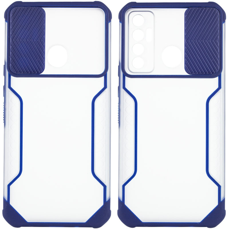 

Чохол Camshield matte Ease TPU зі шторкою для камери для TECNO Camon 17 (Синій)