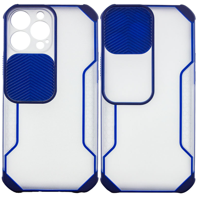 

Чохол Camshield matte Ease TPU зі шторкою для камери для Apple iPhone 13 Pro Max (6.7") (Синій)