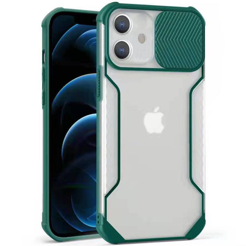 

Чохол Camshield matte Ease TPU зі шторкою для камери для Apple iPhone XR (6.1") (Зелений)