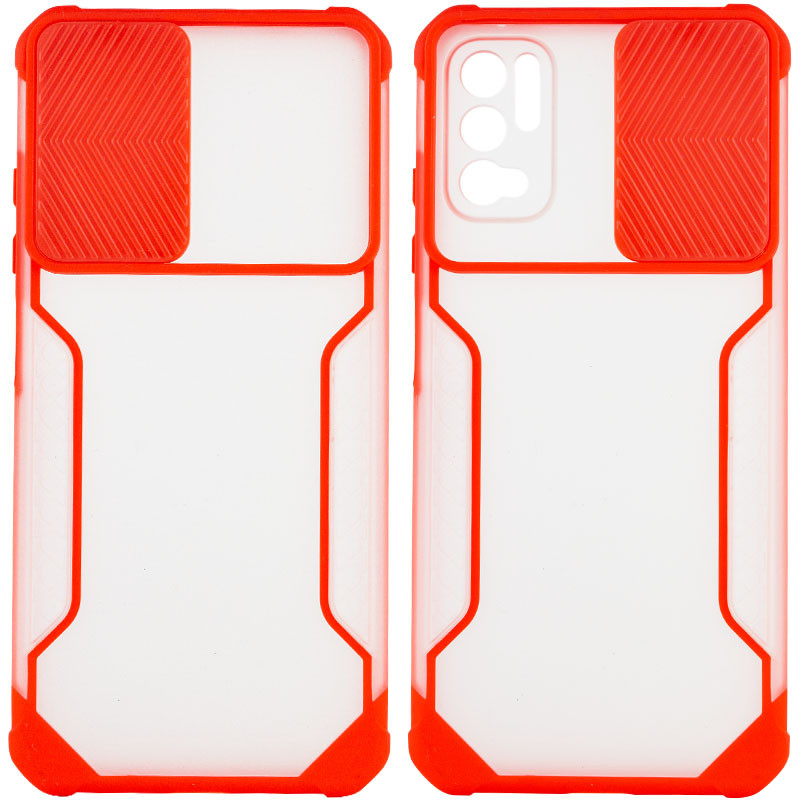 

Чехол Camshield matte Ease TPU со шторкой для Xiaomi Redmi Note 10 5G / Poco M3 Pro Красный (195542)