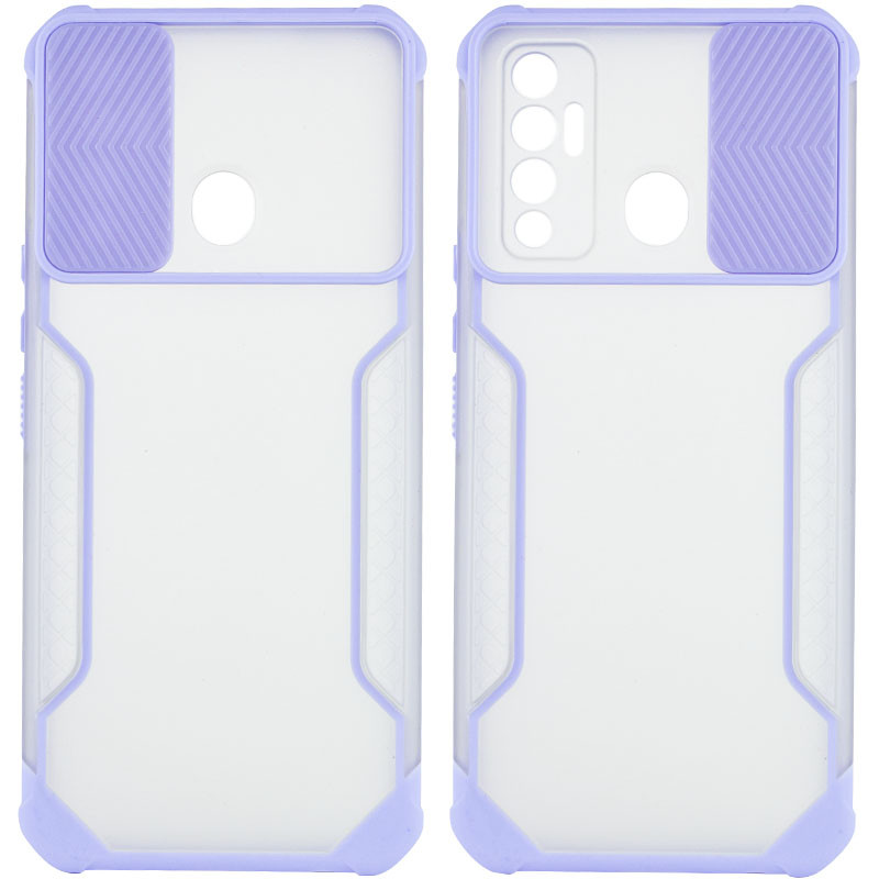 

Чехол Camshield matte Ease TPU со шторкой для TECNO Spark 7P Сиреневый (200664)