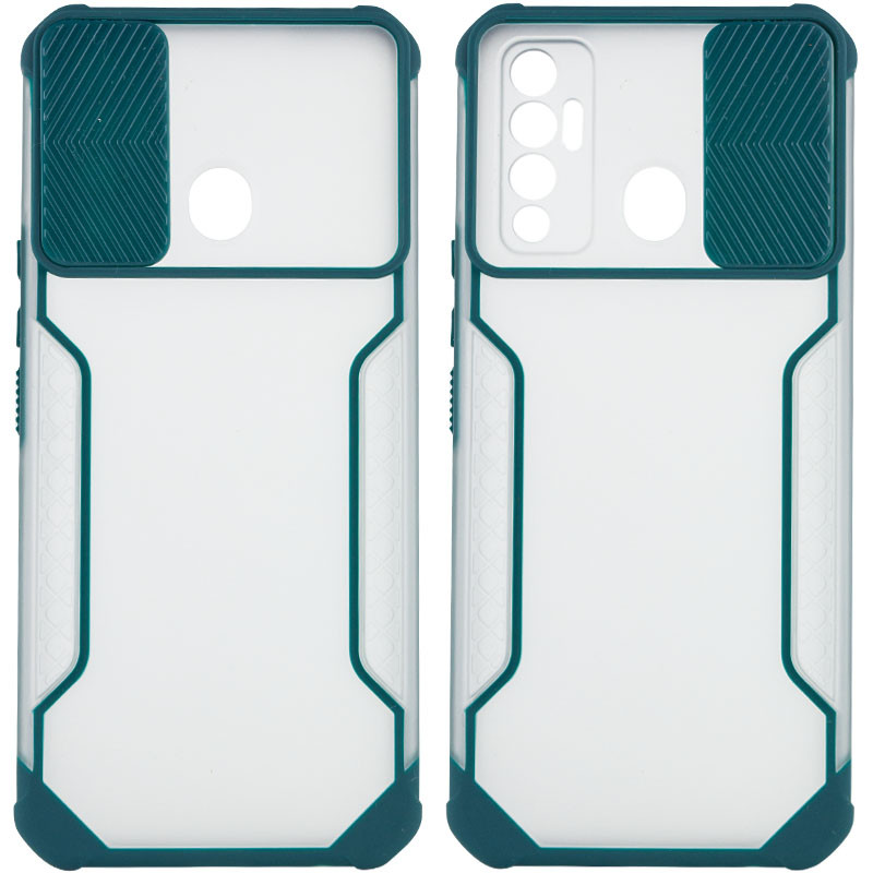 

Чехол Camshield matte Ease TPU со шторкой для TECNO Spark 7P Зеленый (200661)