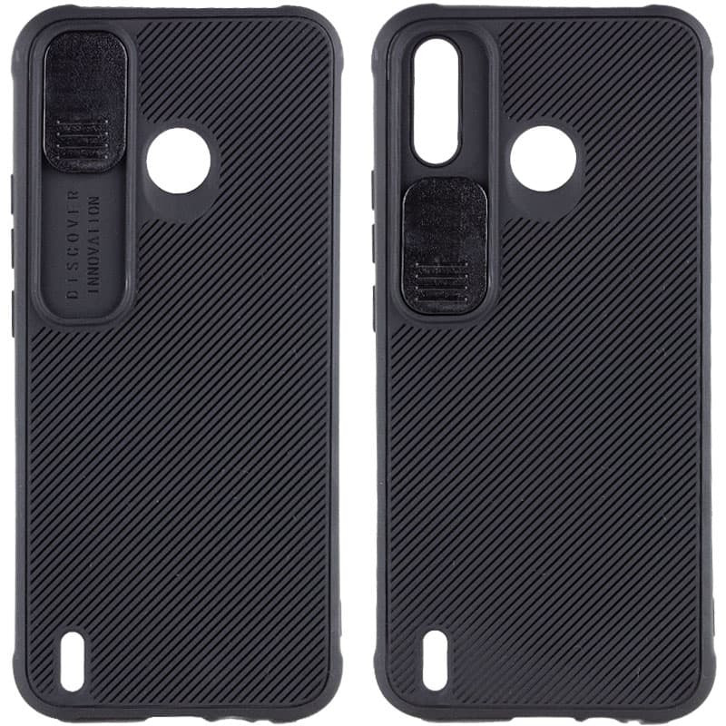 

Чехол Camshield TPU со шторкой защищающей камеру для TECNO Spark 6 Go Черный (180158)