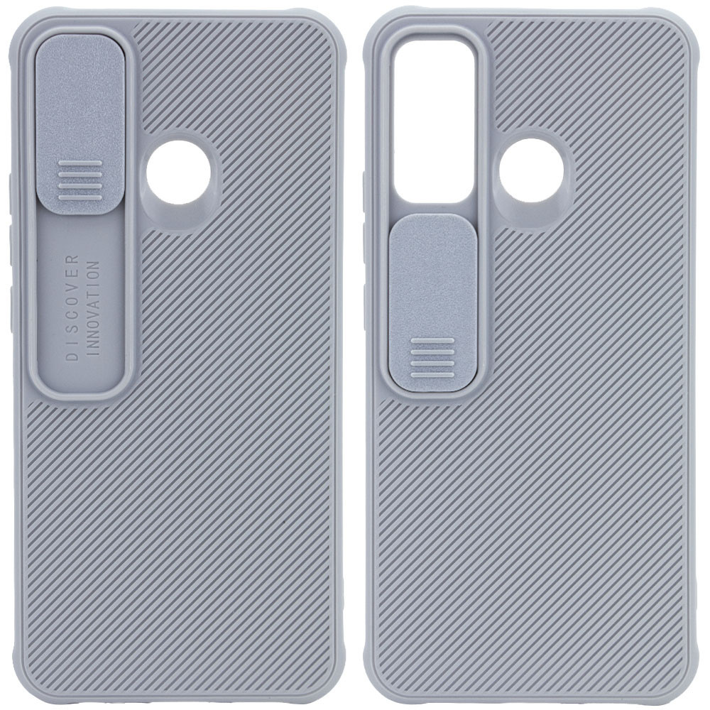 

Чехол Camshield TPU со шторкой защищающей камеру для TECNO Spark 7 Серый (193172)