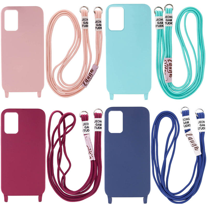 

Чехол Cord case c длинным цветным ремешком для Samsung Galaxy A53 5G (225029)