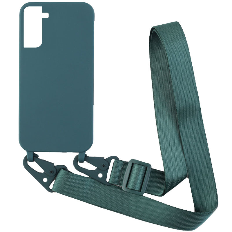 

Чехол Crossbody с длинным цветным ремешком для Samsung Galaxy S21 Зеленый (192732)