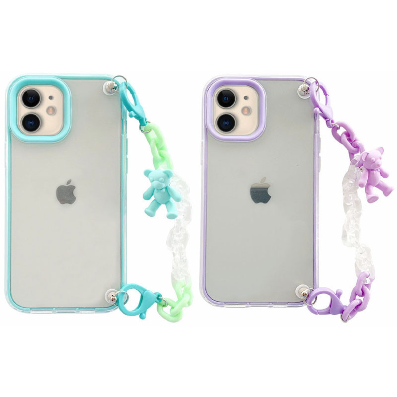 

Чехол Crystal Bear c подвесной цепочкой для Apple iPhone 11 (6.1") (192612)