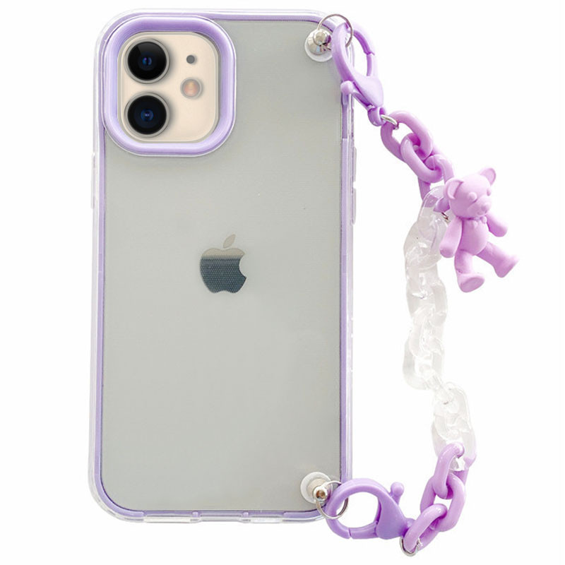 

Чехол Crystal Bear c подвесной цепочкой для Apple iPhone 11 (6.1") Сиреневый (192614)