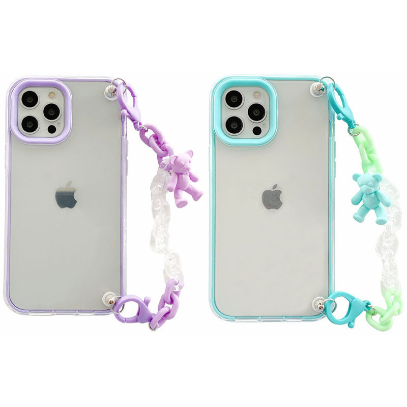 

Чехол Crystal Bear c подвесной цепочкой для Apple iPhone 12 Pro / 12 (6.1") (192624)