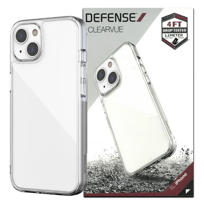 

Чохол Defense ClearVue Series (TPU+PC) для Apple iPhone 13 (6.1") (Прозорий)