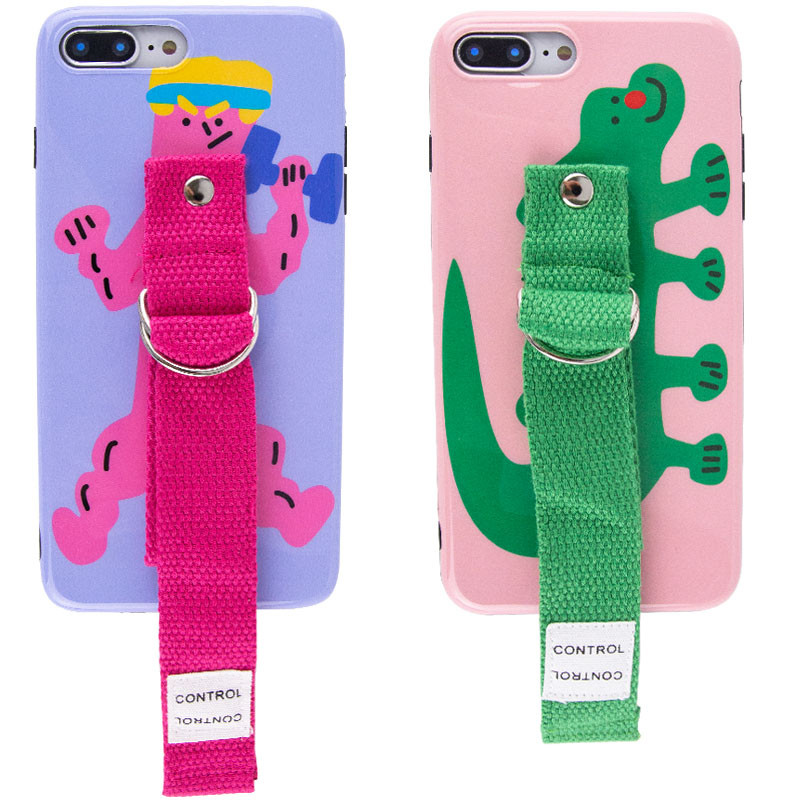 

Чохол Funny Holder з кольоровим ремінцем для Apple iPhone 7 plus (5.5'')