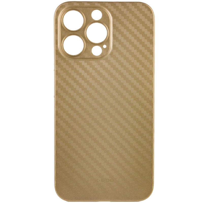 

Чохол K-DOO Air carbon Series для для Apple iPhone 13 Pro Max (6.7") (Sunset Gold)